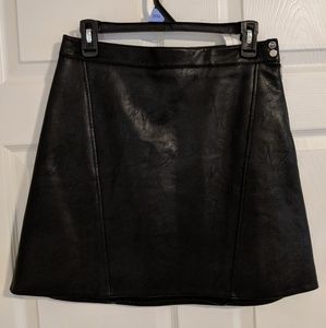 Zara Leather Skirt Size Medium